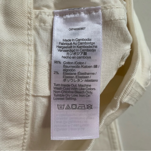 Madewell Petite Perfect Vintage Wide-Leg Crop Jean Tile White Size 26 Petite NWT - Picture 12 of 17